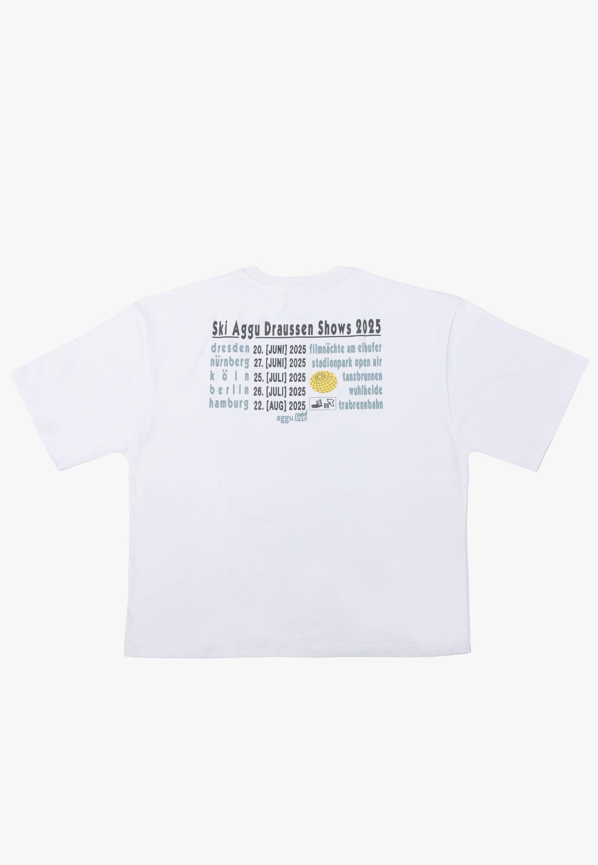Ski Aggu - FACE White - T-Shirt | Men-Image