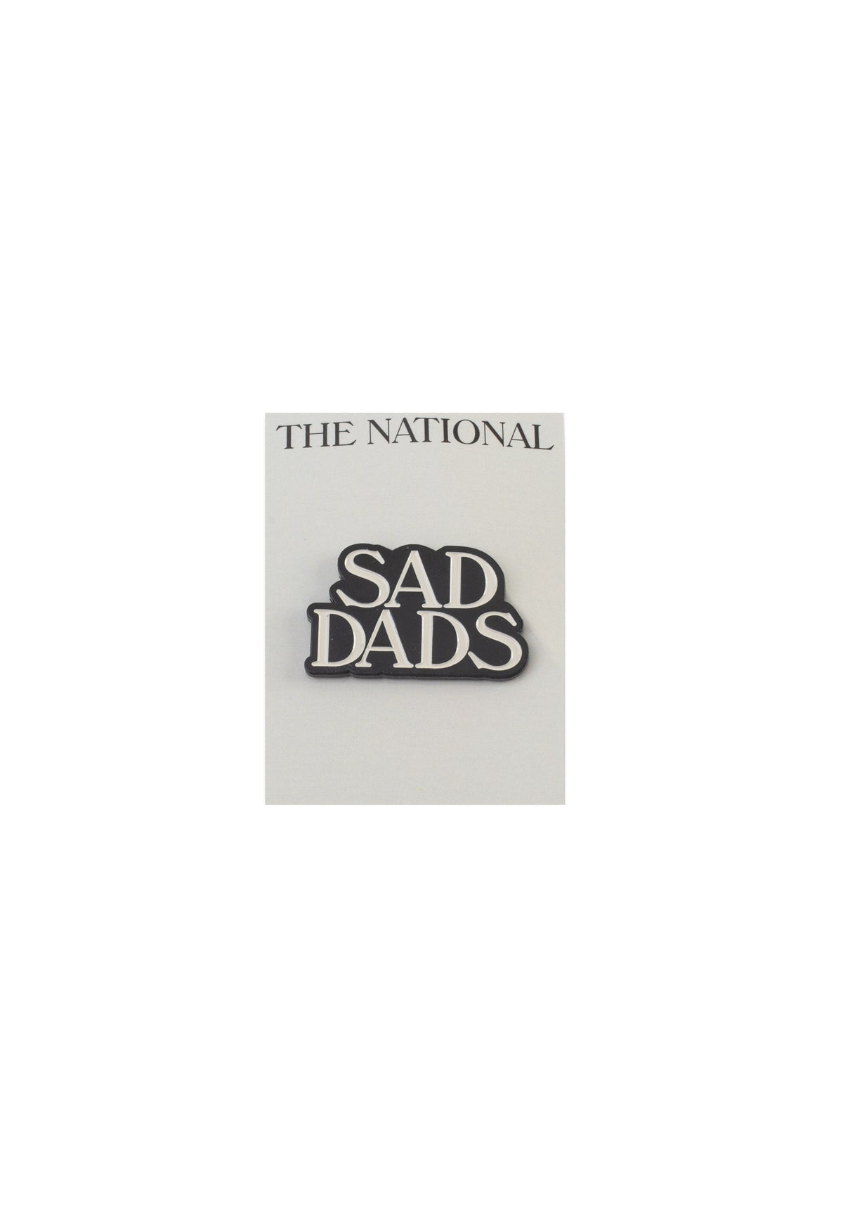 The National - Sad Dads Lapel - Pin | Neutral-Image